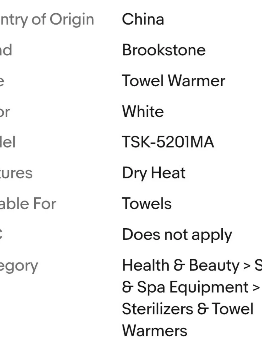 Brookstone Towel Spa Warmer. Trsted And Works
